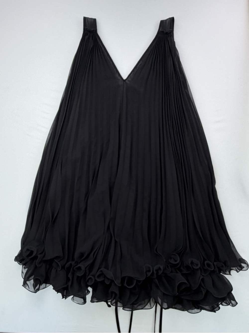 Alberto Makali Avant Garde Chiffon Bubble Hem Dress Gothic Fairy Grunge Mini Med - Picture 3 of 12